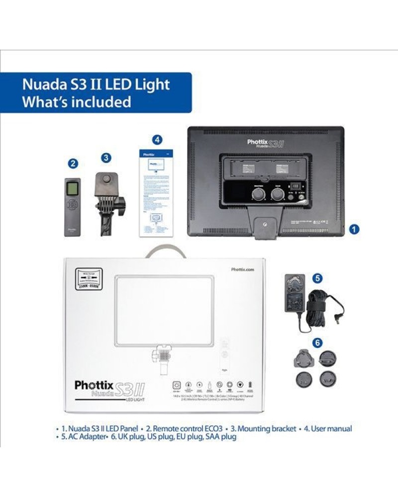 Phottix ( フォティックス ) Nuada S3II LED Light / 動画 写真 撮影